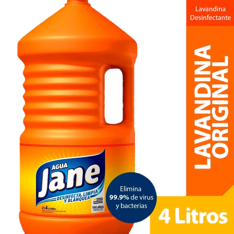 Lavandina Agua Jane 4 L