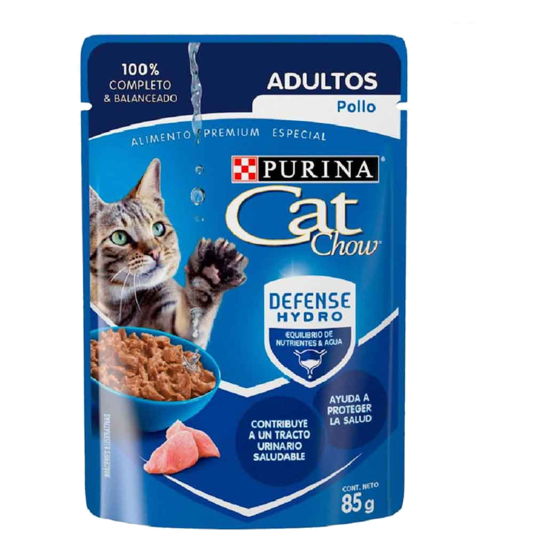 Alimento Para Gatos Adultos Sabor Pollo Cat Chow 85 G