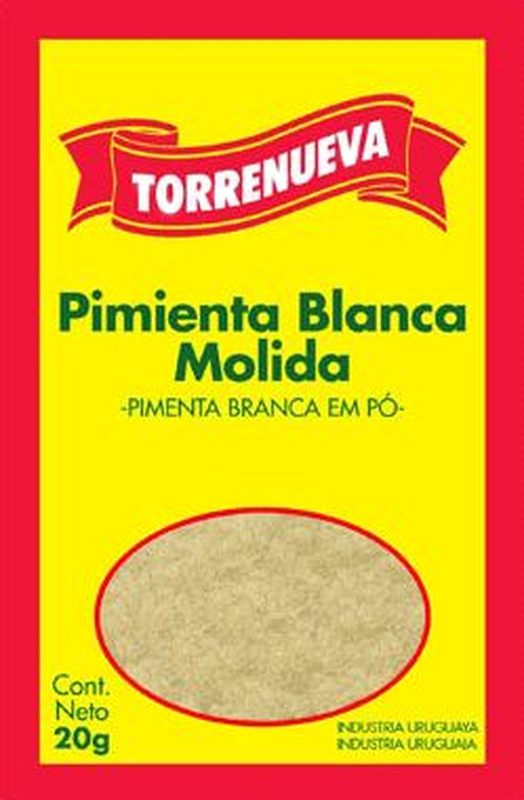 Pimienta Blanca Molida Torren.20 G.