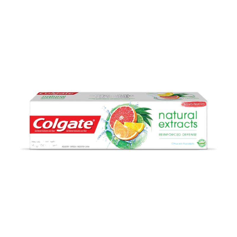 Pasta Dental Colgate Natural Extracts Reinforced Defense 90 G