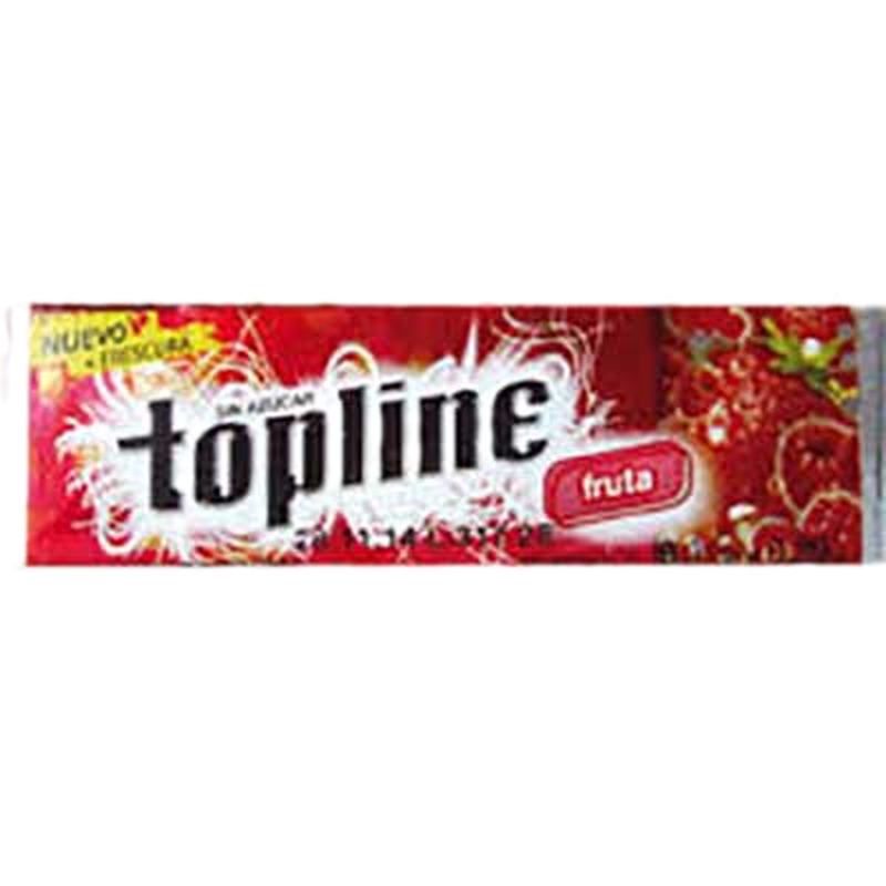 Chicle Topline Fruta 4 Unidades