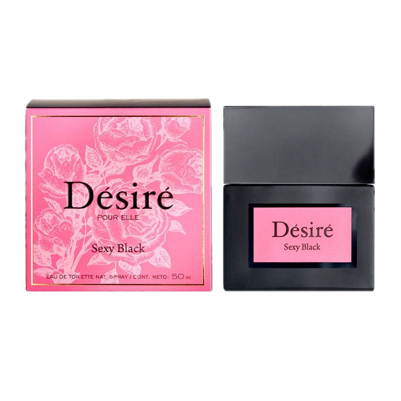Eau De Toilette Desire Sexy Black 50 Ml