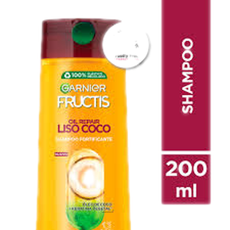 Shampoo Liso Coco 200 Ml Fructis