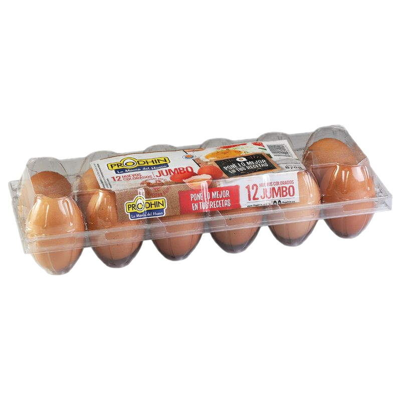 Huevo Color Prodhin Jumbo 12 Unidades