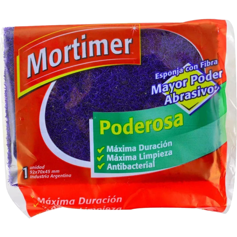 Esponja Mortimer Fibra Cuidadosa 1 Unidad
