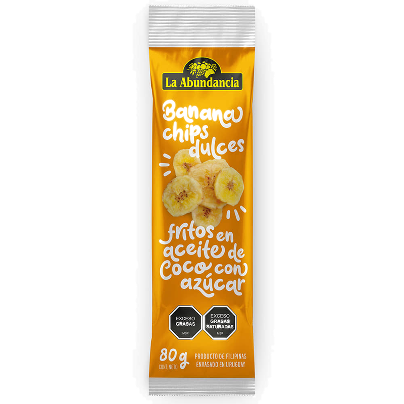 Chips Banana Dulce La Abundancia 80 G