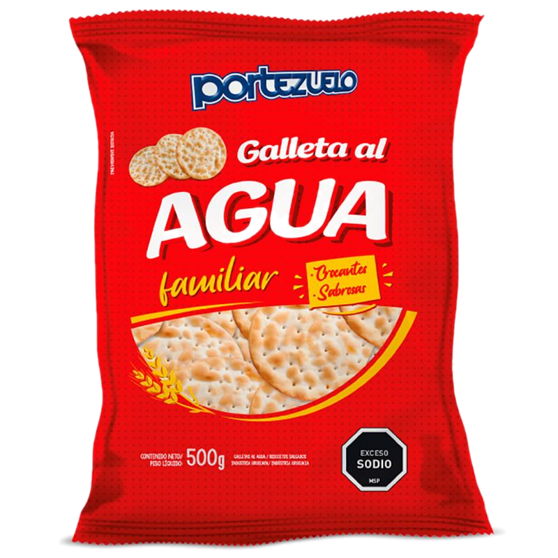Galleta Portezuelo Al Agua 500 G