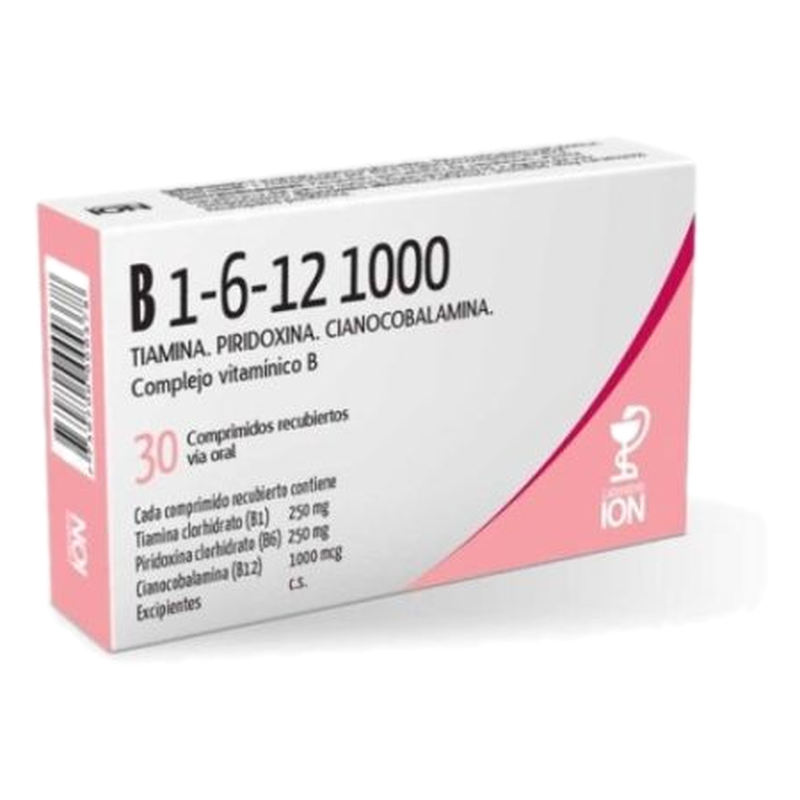 B 1 6 12 Ion 1000 1000 Mcg [30 Comp.]