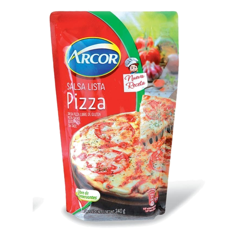 Salsa Arcor Lista Pizza 340 G