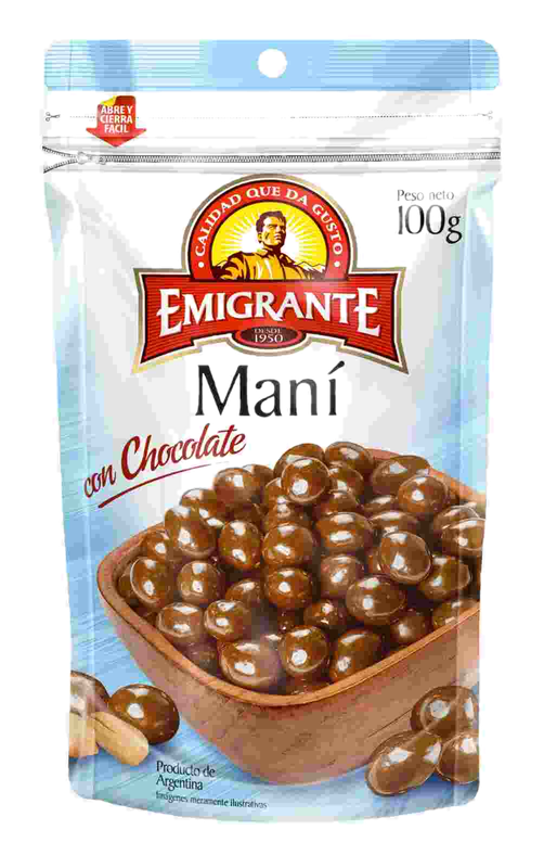 Mani Con Chocolate El Emigrante 100 G