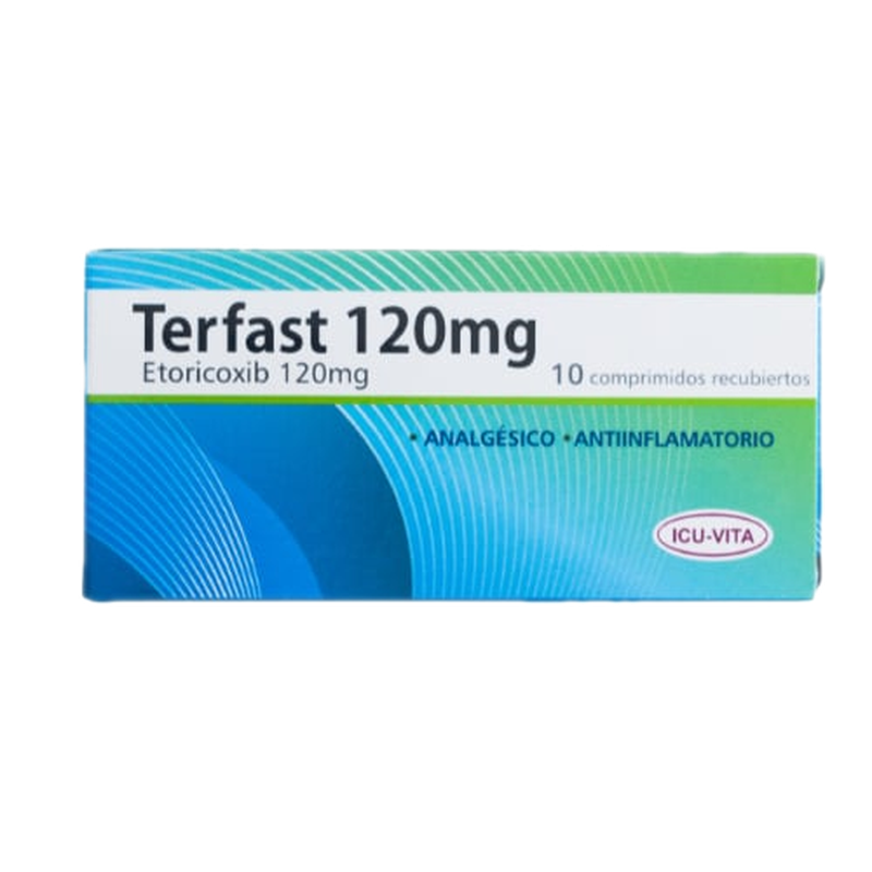 Terfast 120 Mg 10 Comprimidos Recubiertos
