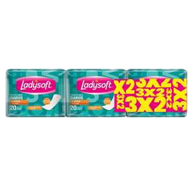 Pack 3x2 Pd Ladysoft 20 Unidades