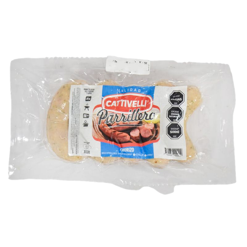 Chorizo Parrillero Cattivelli Al Vacío 5 Unidades