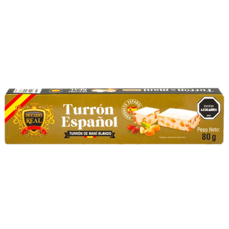 Turrón Maní Blando Ducado Real 80 G