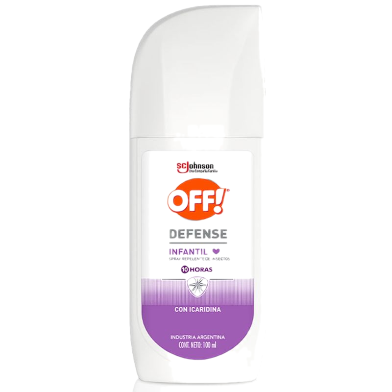 Repelente Off Defense Infantil Spray 100 Ml