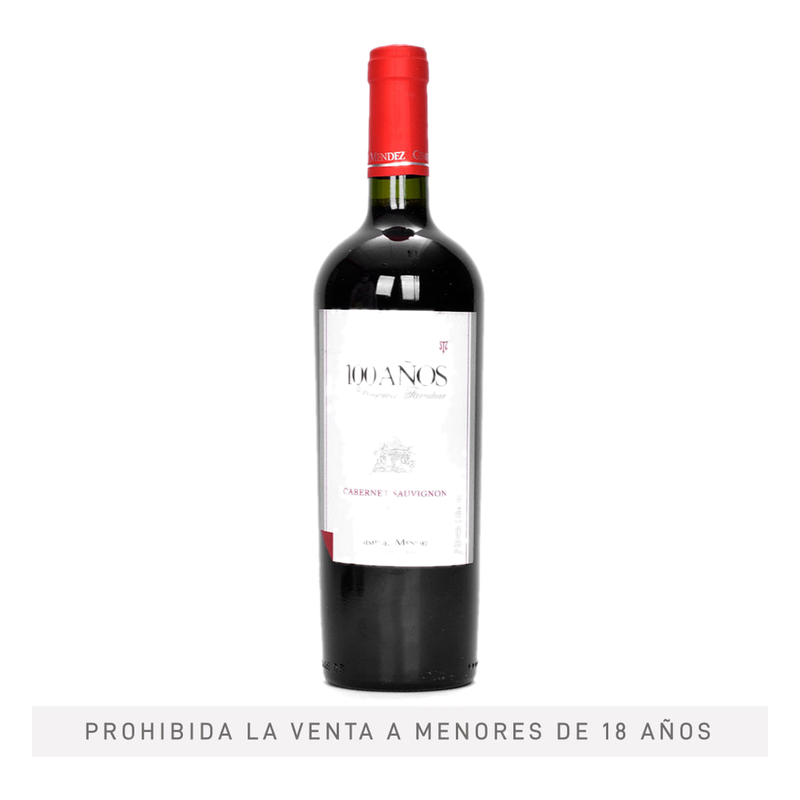 Vino 100 Años Reserva Tinto Cabernet Sauvignon 750 Ml