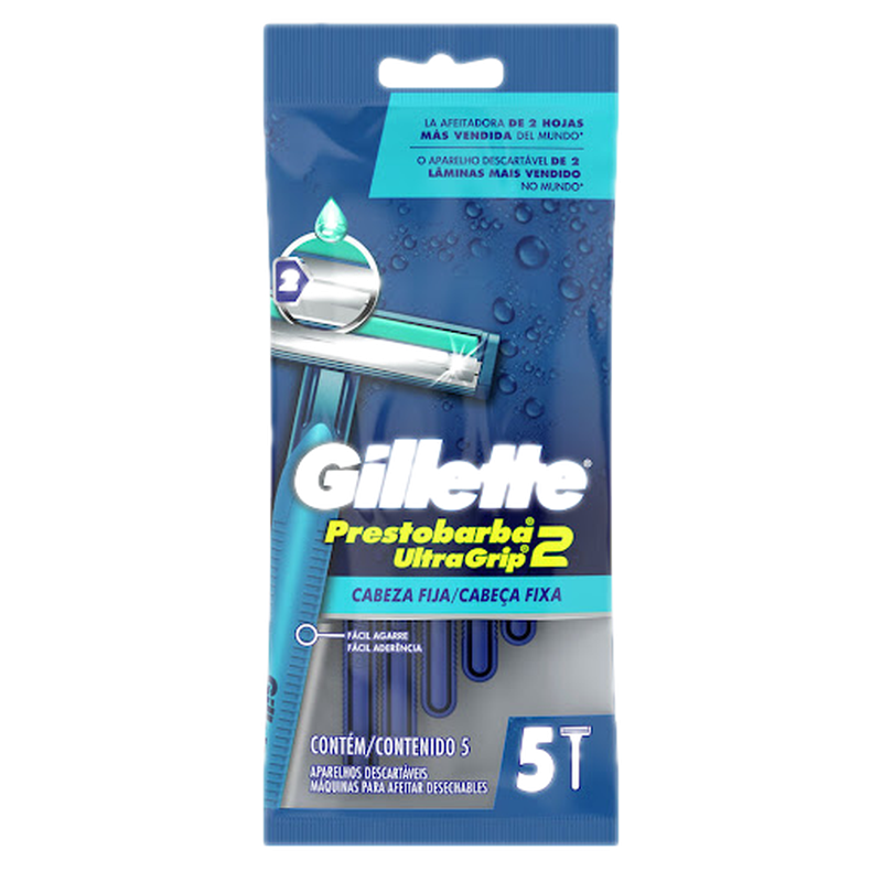 Maquina Afeitar Gillette Ultragrip 5 Unidades