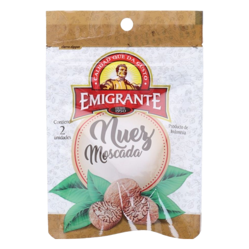 Nuez Moscada Emigrante 2 Unidades