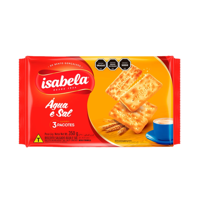 Galleta Isabela Agua Y Sal 350 G