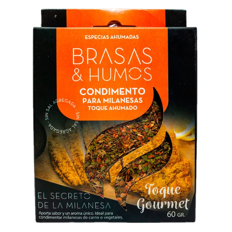 Condimento Para Milanesa Ahumado Brasas & Humos 60 G