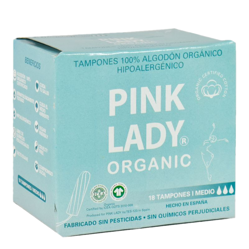 Tampón Alg Don Org Nico Pink Lady Medio 18 Unidades