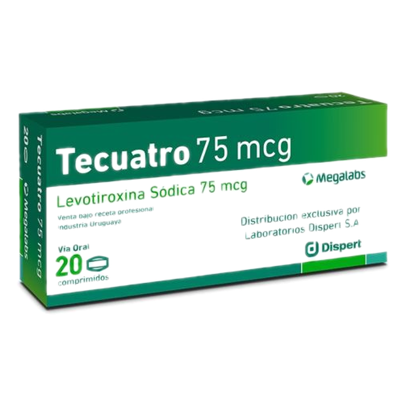 Tecuatro 75 Mcg X 20 Comprimidos