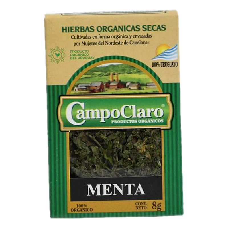 Menta Orgánica Campo Claro 8 G