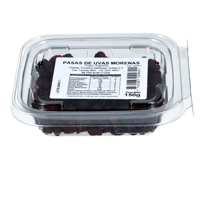 Pasas De Uva Morena Especial 150 G