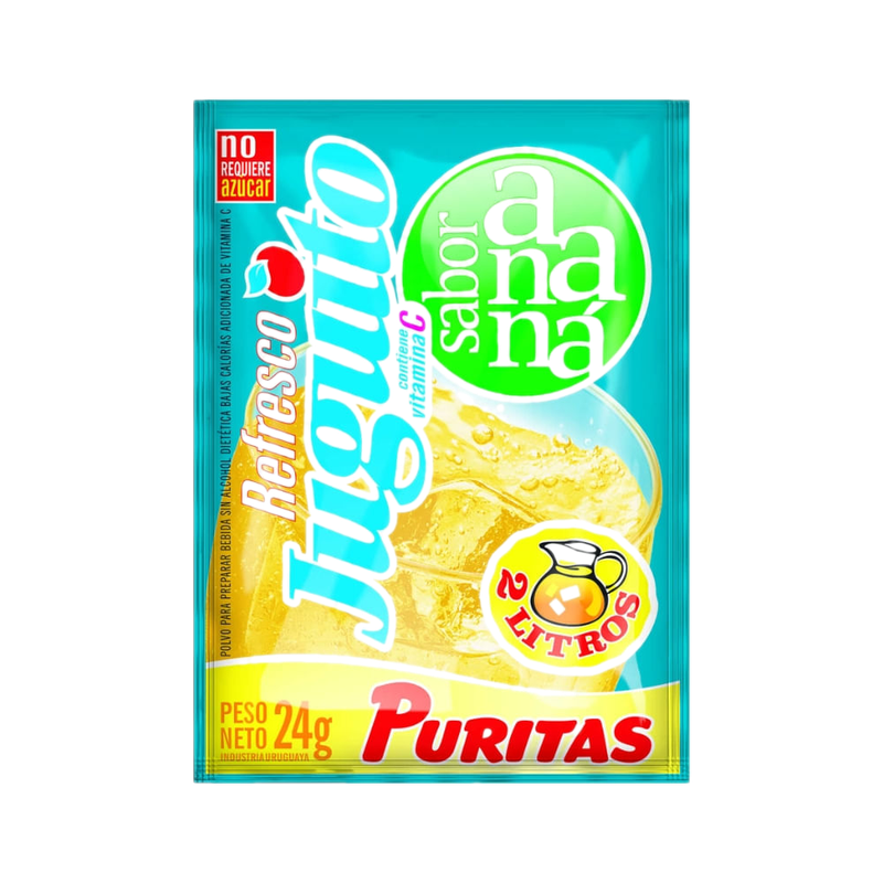 Refresco En Polvo Puritas Juguito Anana 24 G