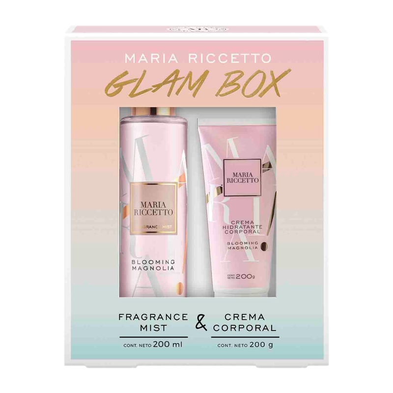 Set María Riccetto Blooming Magnolia Fragrance Mist 200 Ml + Crema Corporal 200 Ml