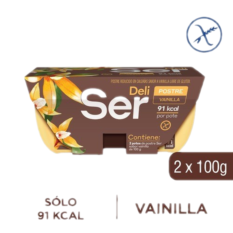 Postre Ser 2 Unidades 200 G Vainilla