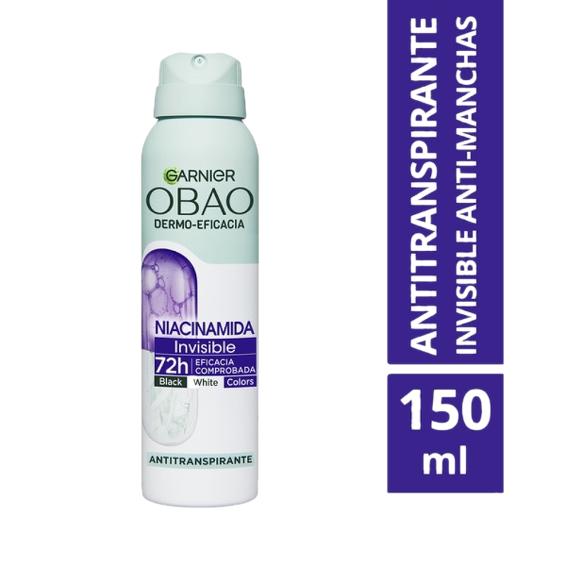 Desodorante Aerosol Obao Dermo-eficacia Niacinamida 150 Ml.