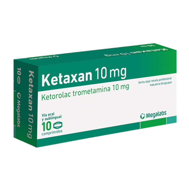 Ketaxan 10 Mg 10 Comprimidos