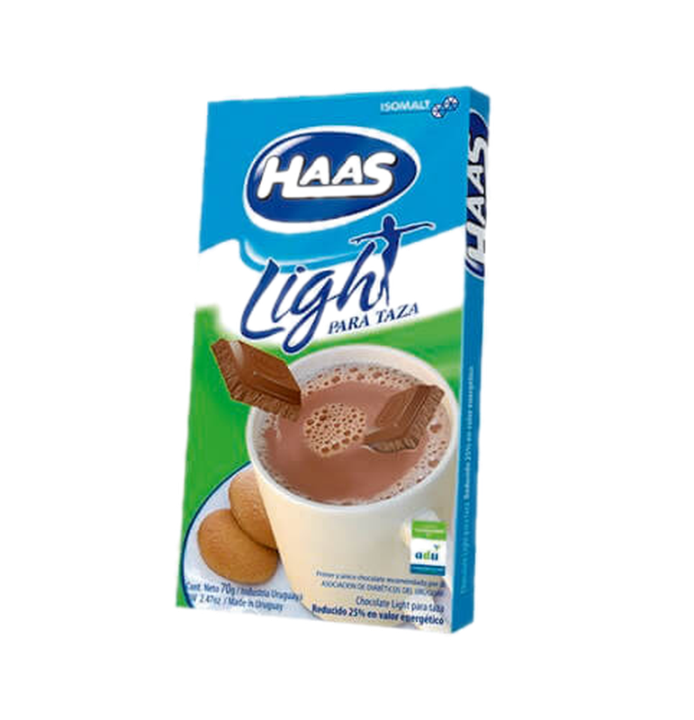 Chocolate Haas Light Taza 70 G
