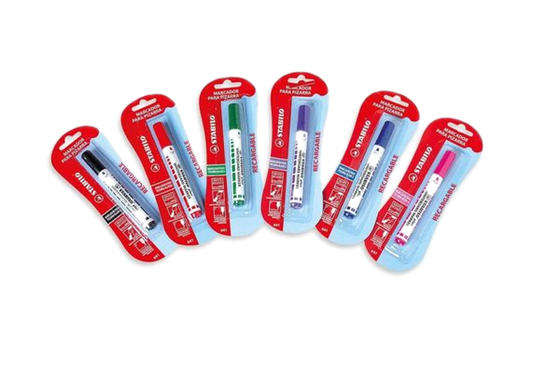 Marcador Stabilo Para Pizarra Rojo