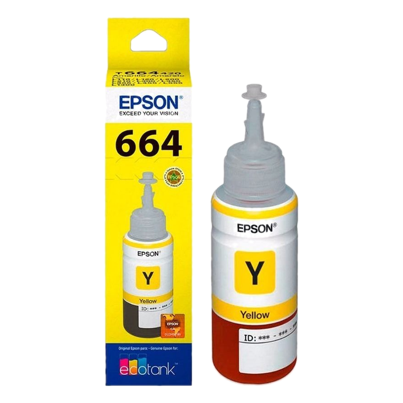 Cartucho Epson T664420 Amarillo L200-210-355