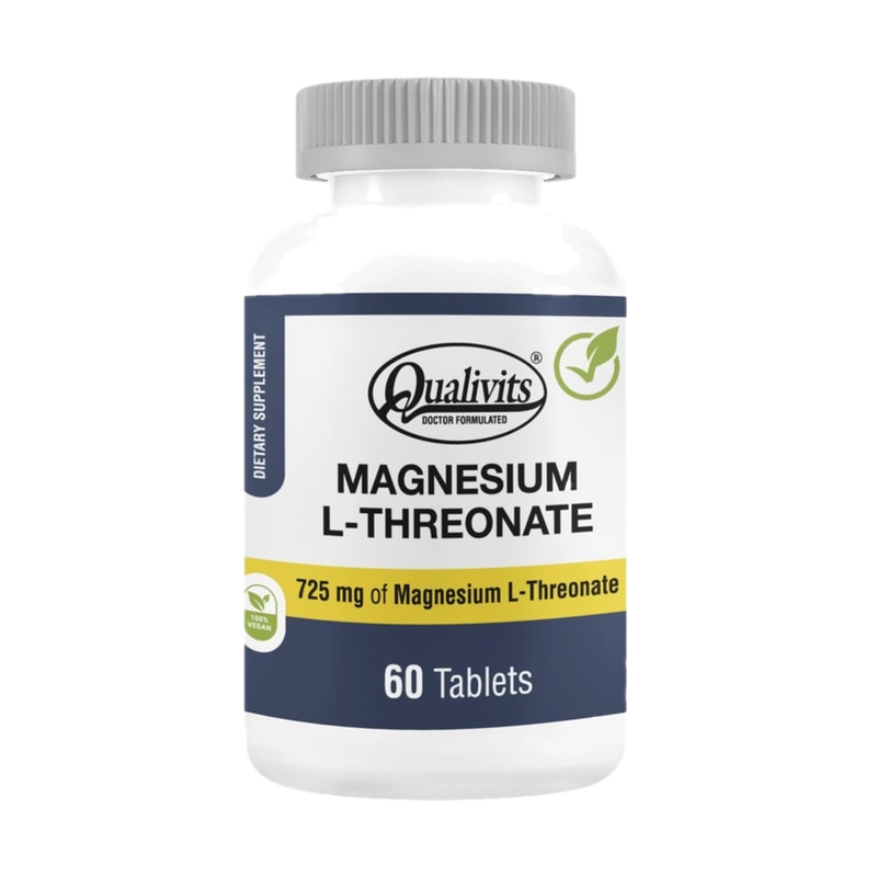 L-treonato De Magnesio Qualivits 60 Tabletas