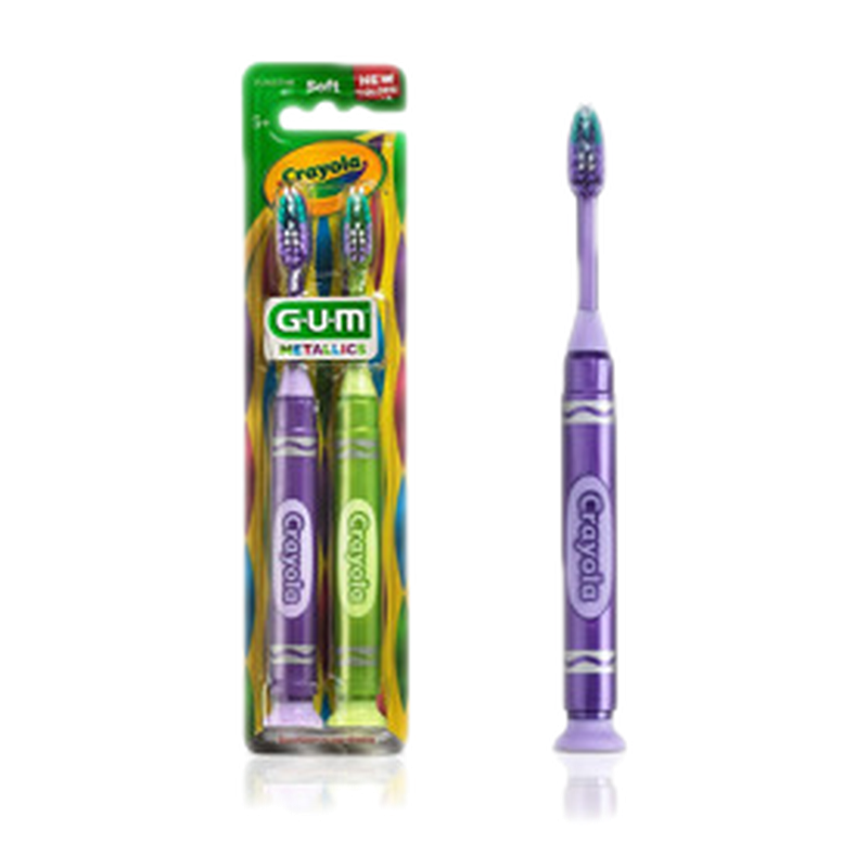 Gum Cepillo Niño Crayola Suave 2x1 227-2 [2 Unidades]