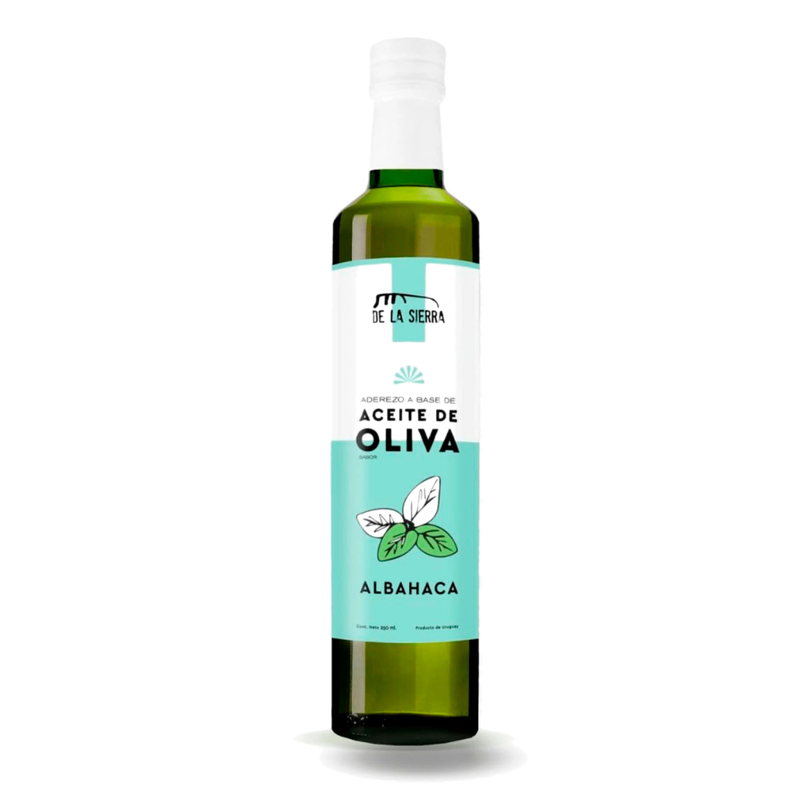 Aceite De La Sierra Oliva Con Albahaca 250cc
