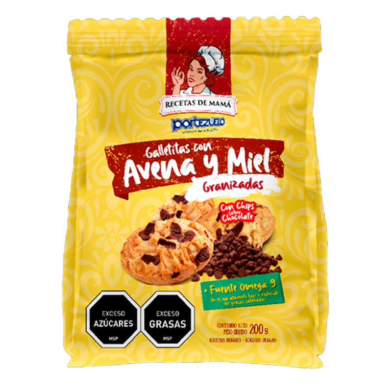 Galleta Portezuelo Avena Y Miel Granizada 200 G