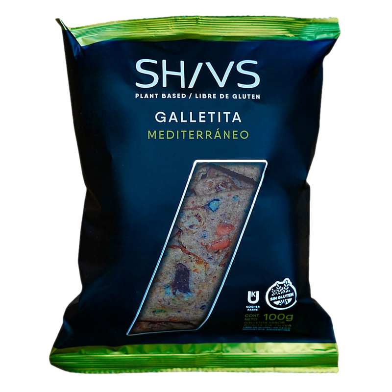 Galleta Sin Tacc Shivs Mediterraneo 100 G
