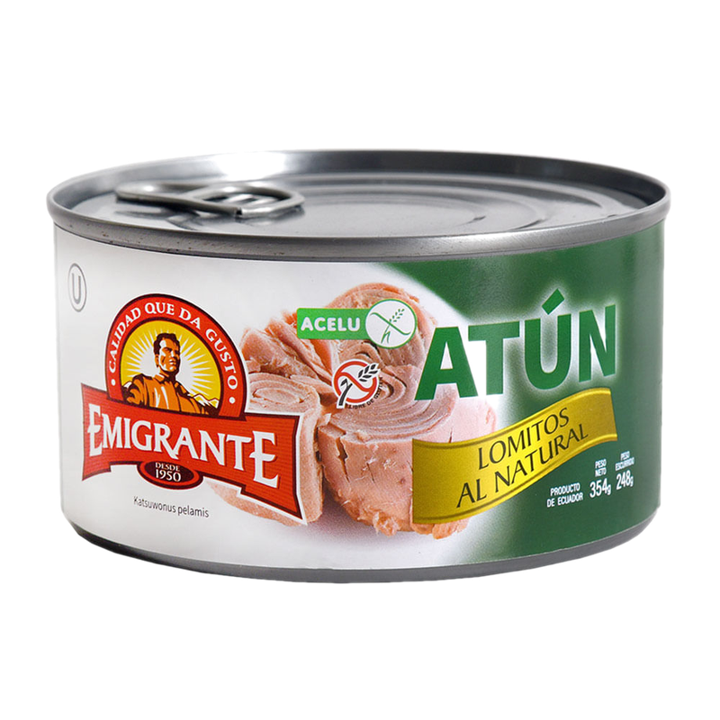 Atún Lomito Al Natural Emigrante 354 G