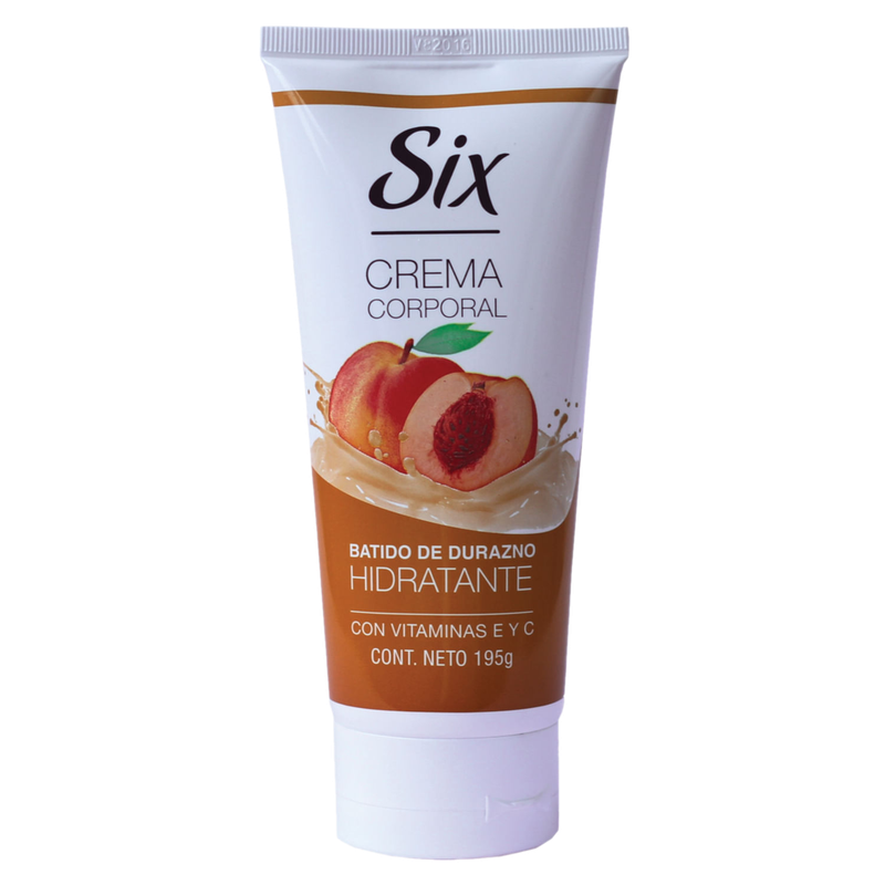 Crema Six Corporal Batido De Durazno 195 G
