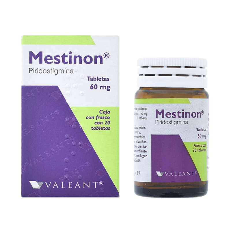Mestinon 60 Mg 20 Tabletas