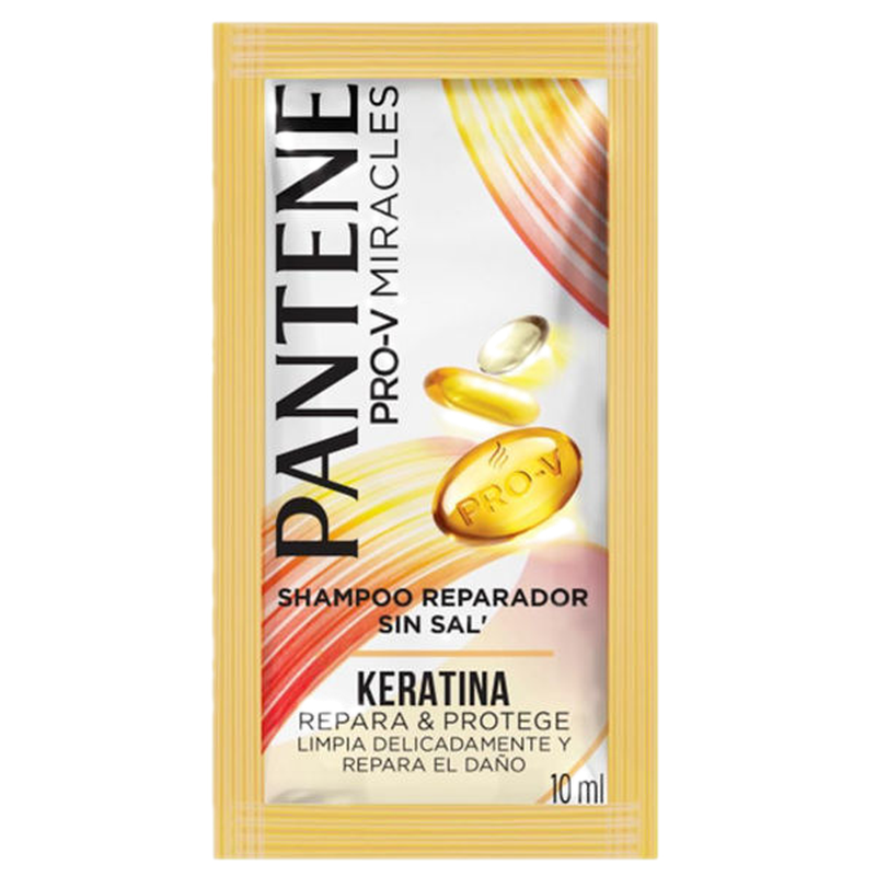 Pantene Sachet Shampoo Keratina 10 Ml