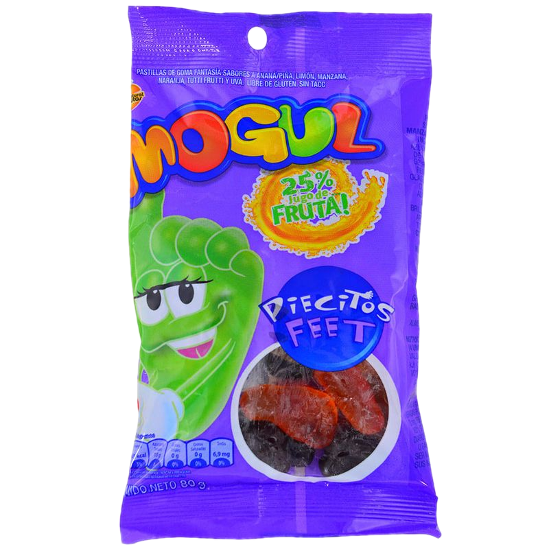 Gomitas Mogul Piecitos Arcor 80 G