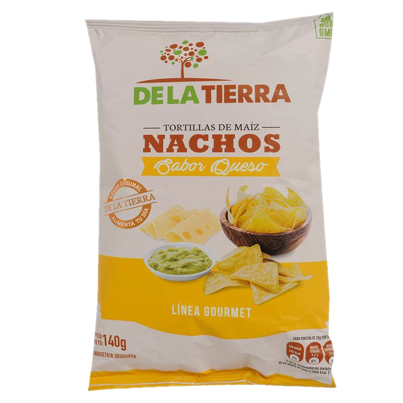 Nachos De La Tierra Sabor Queso 140 G