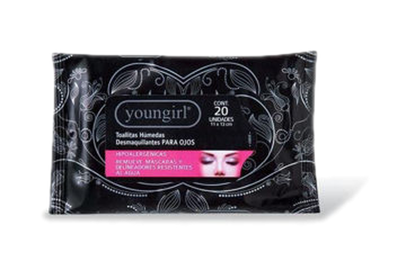 Youngirl Toallas Desmaquillantes Para Ojos 20 Unidades