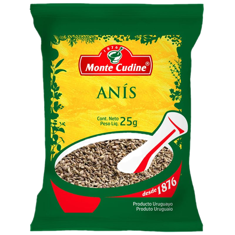 Anís En Grano Monte Cudine Sobre 25 G