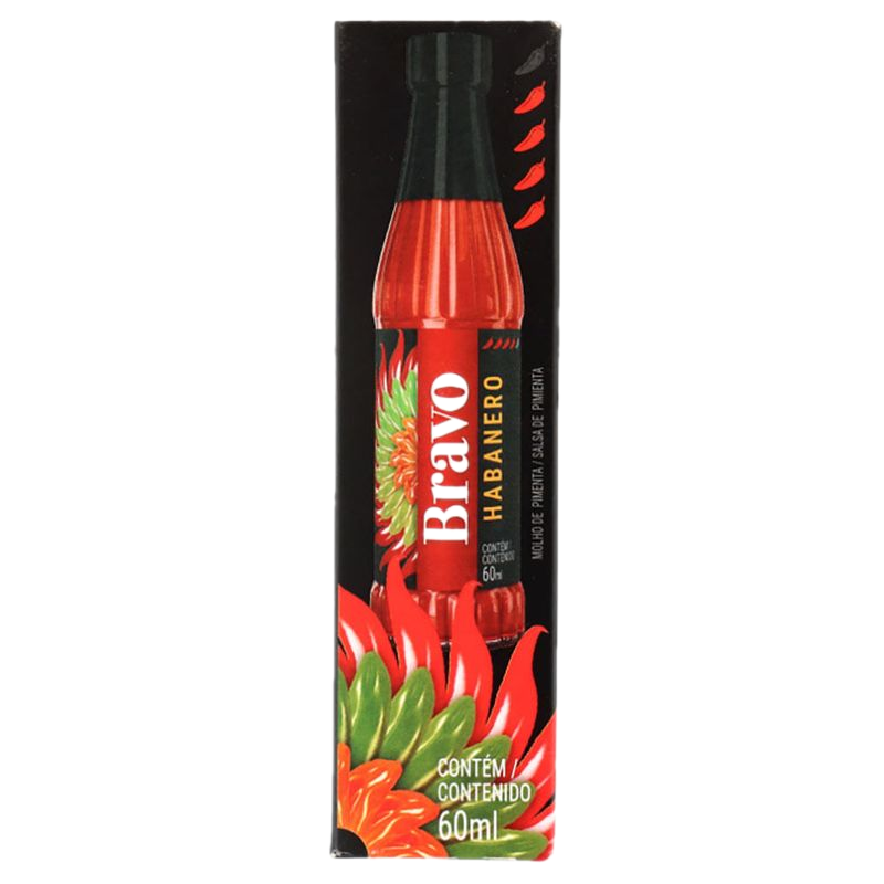 Salsa Picante Bravo Habanero 60 Ml
